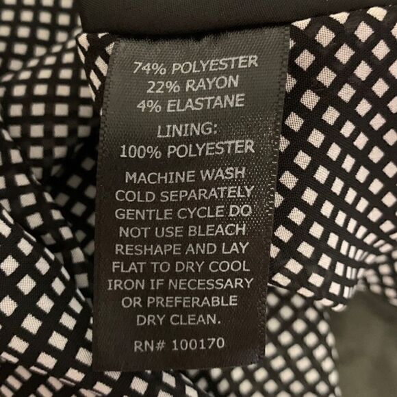 Fenn Wright Manson Black Textured Blazer Sz XL - Picture 5 of 6